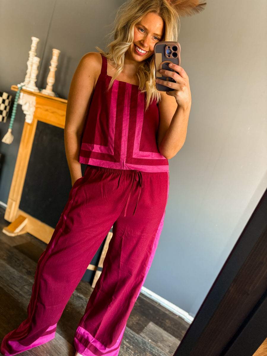 W18 Burgundy set