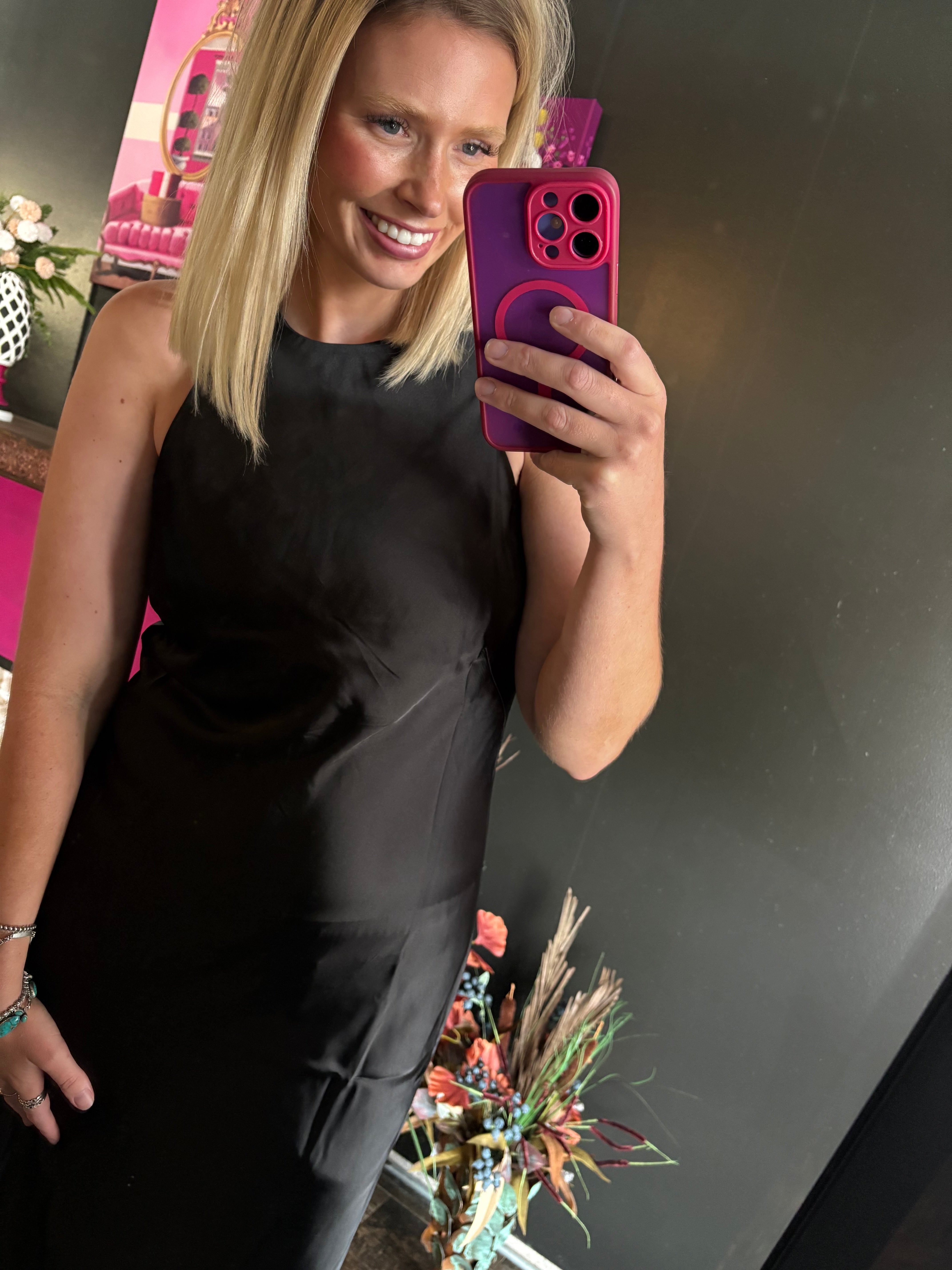 W157 Black Dress