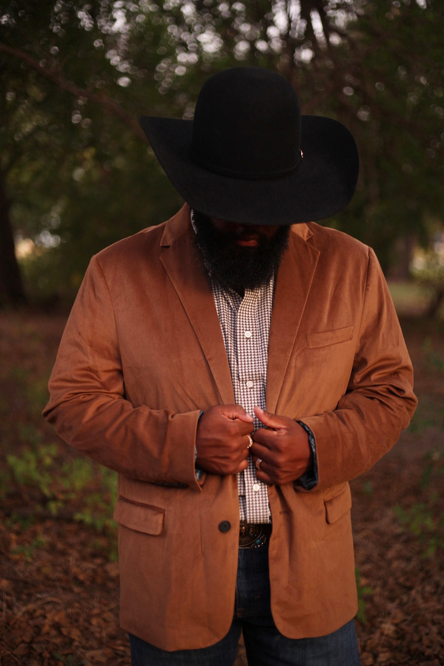 M1003 Light Brown Corduroy Sports Coat