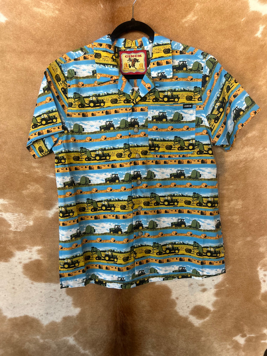 Men’s Blue farm Shirt