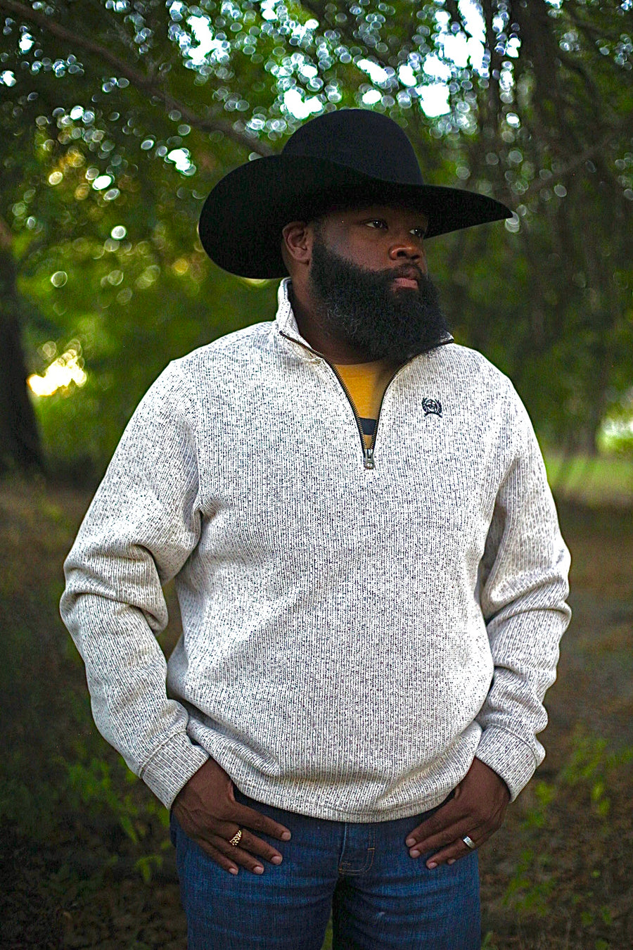 M0013 Cream Knit Pull Over