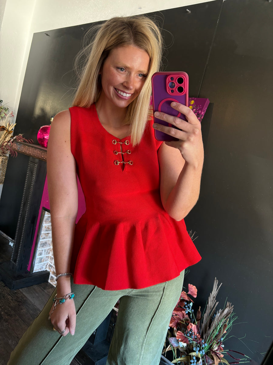 W130 Scarlet Top