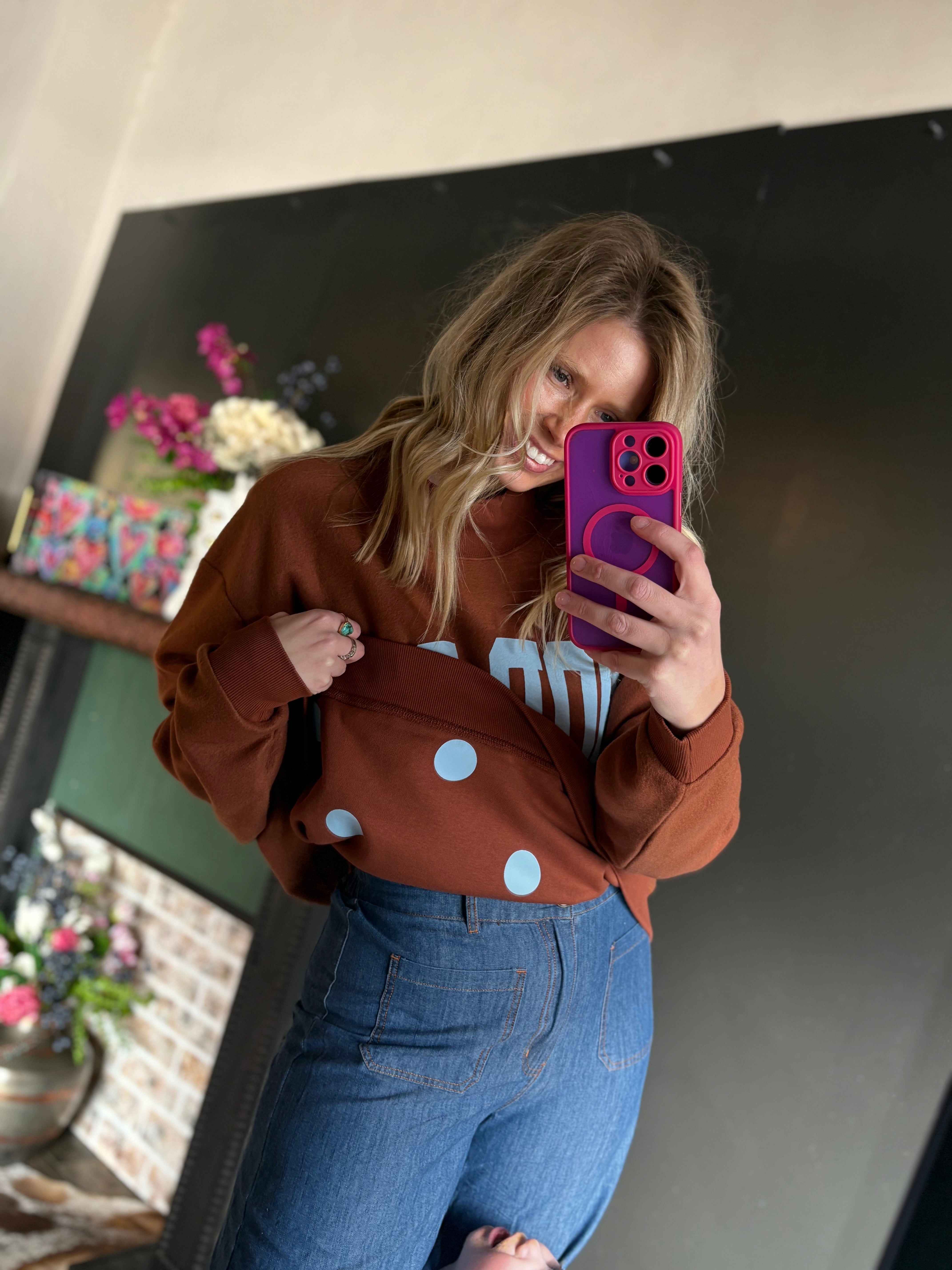 W21 Good Day Reversible Mock Neck Sweater