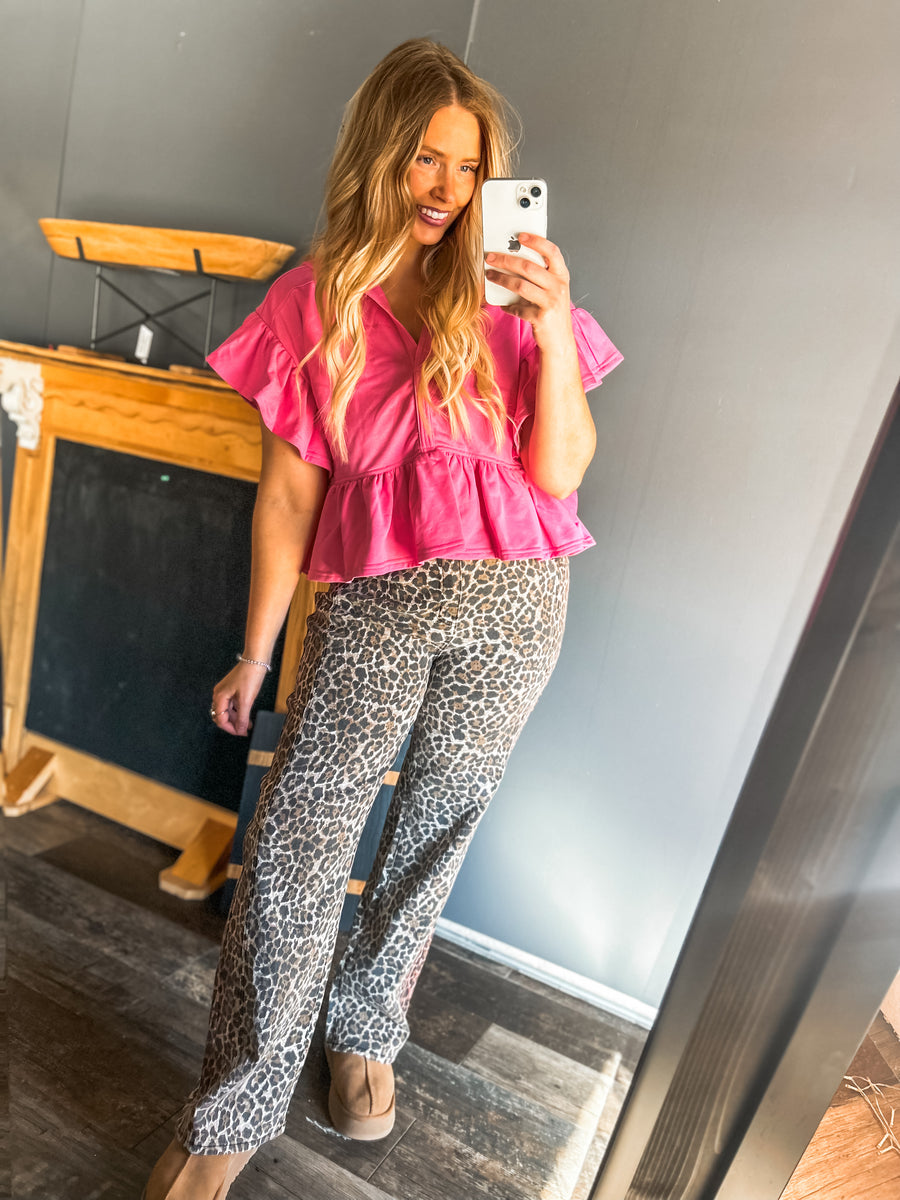 Leopard Jeans