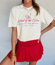 Land of the Free Watercolor Tee