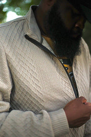 M7001 Light brown Knit Pull over