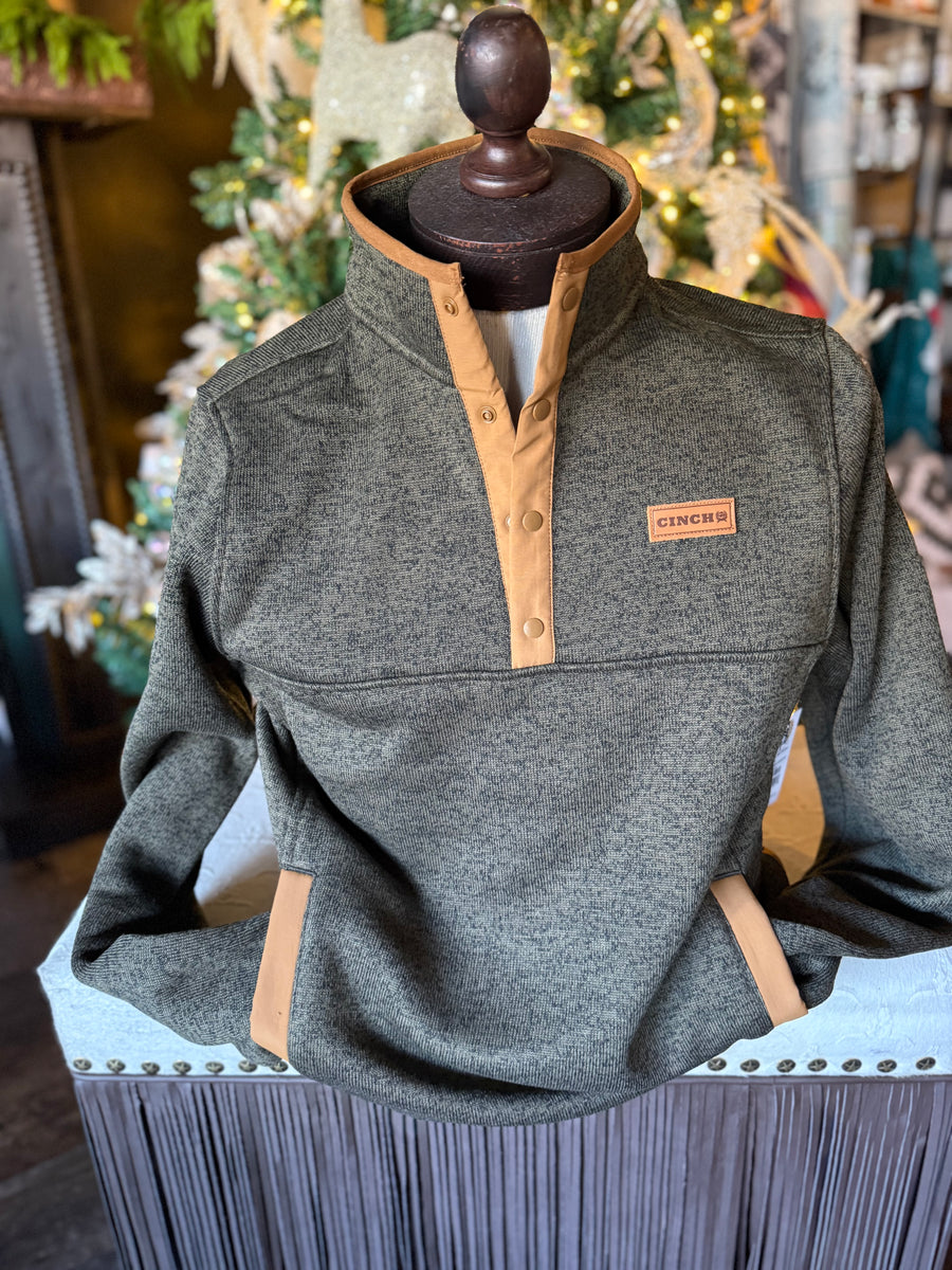 C4009  Men’s Knit Pullover/Olive