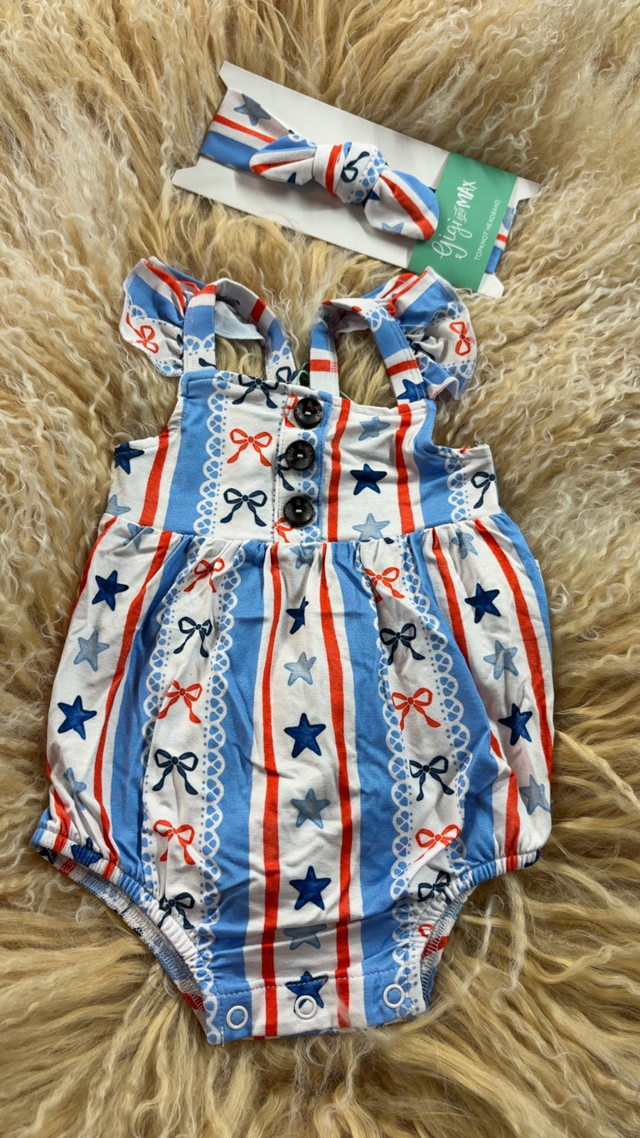 Red, White, & Blue Bows w/ bow