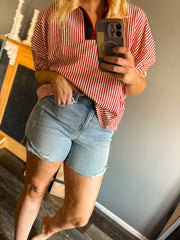 W59 Light jean shorts