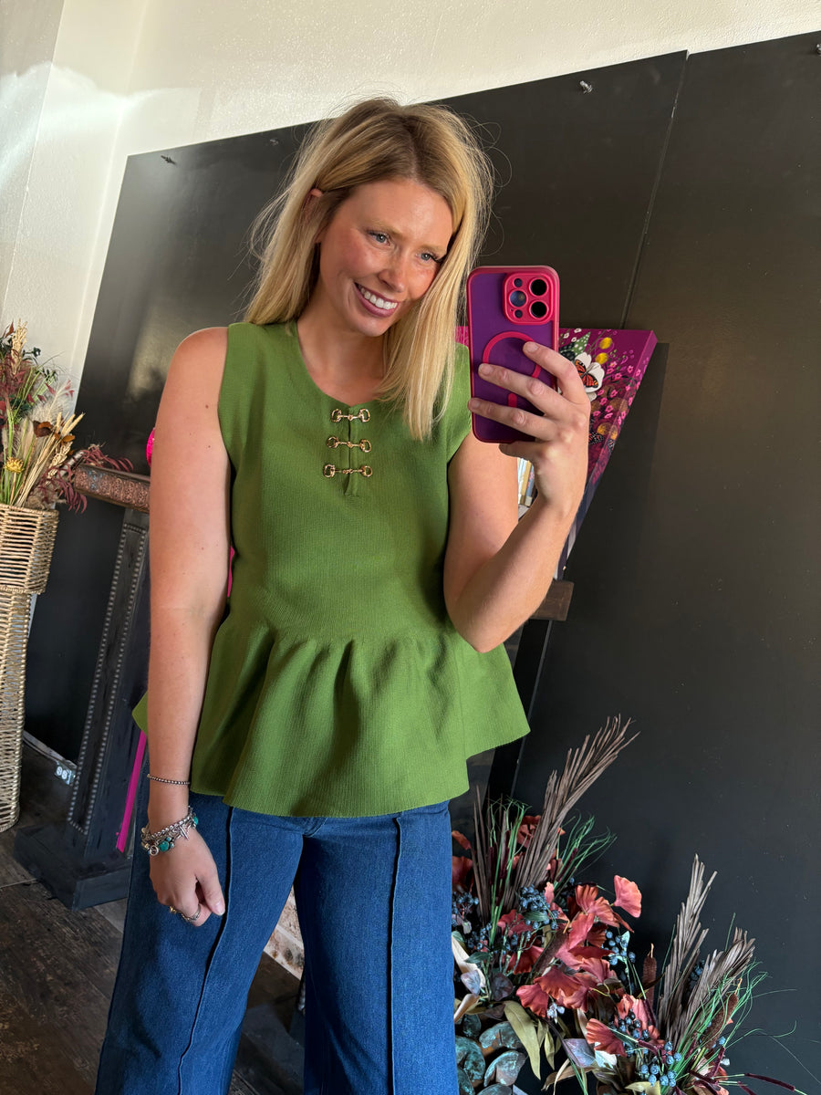 W129 Olive Top
