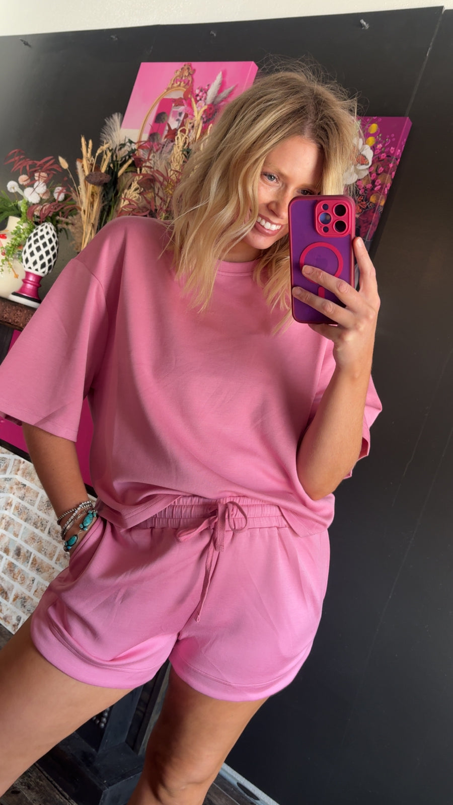 W969 Cloud Shirt- Pink