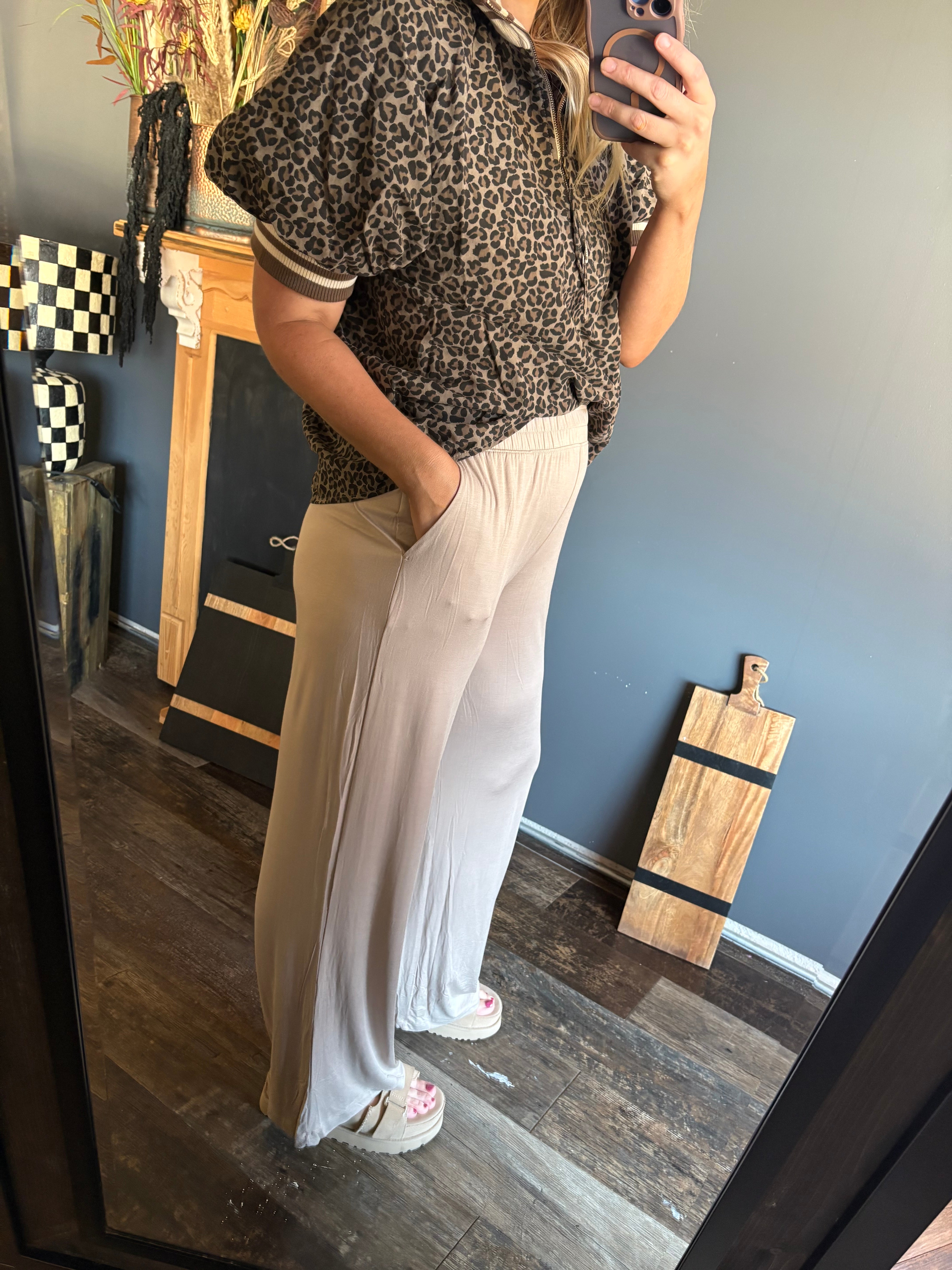 W171 Tan Modal Pants