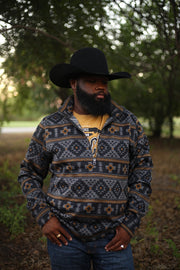 M8006 Dark patterned sweater