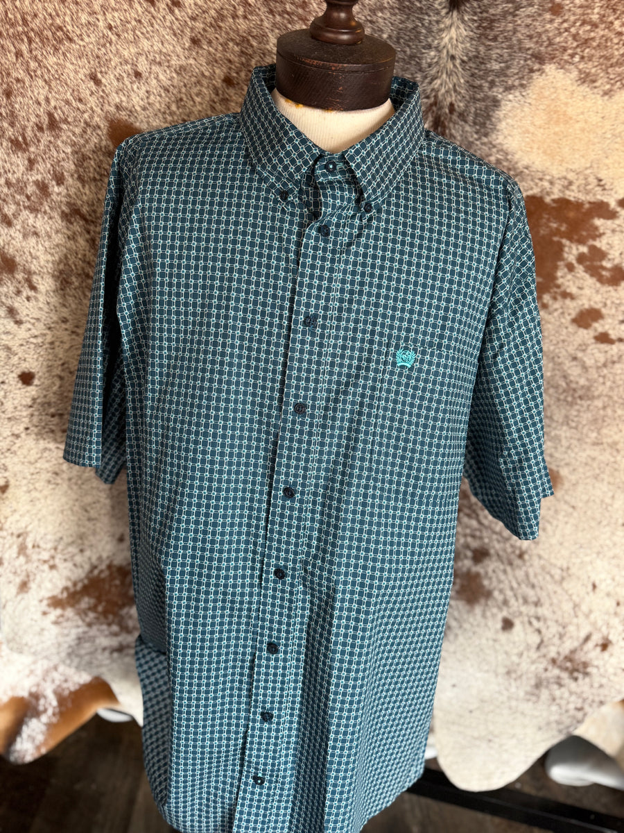 M21 Short Sleeve mens button up