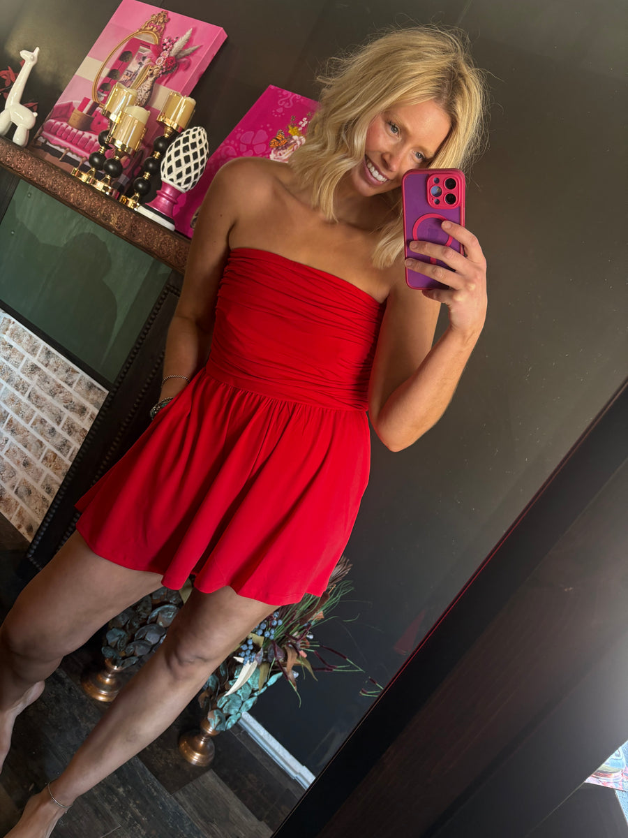 W42 Red Romper