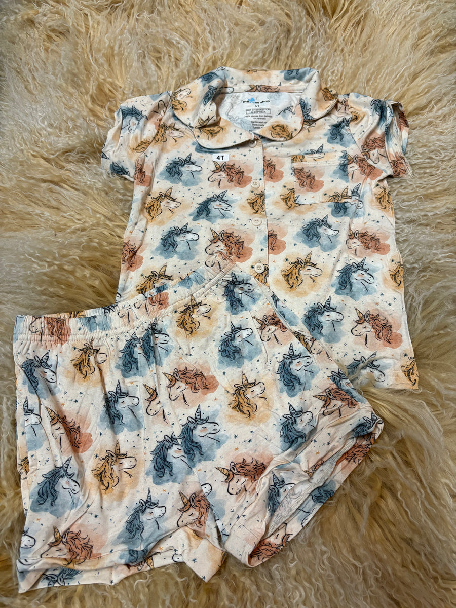 Unicorn Button up set