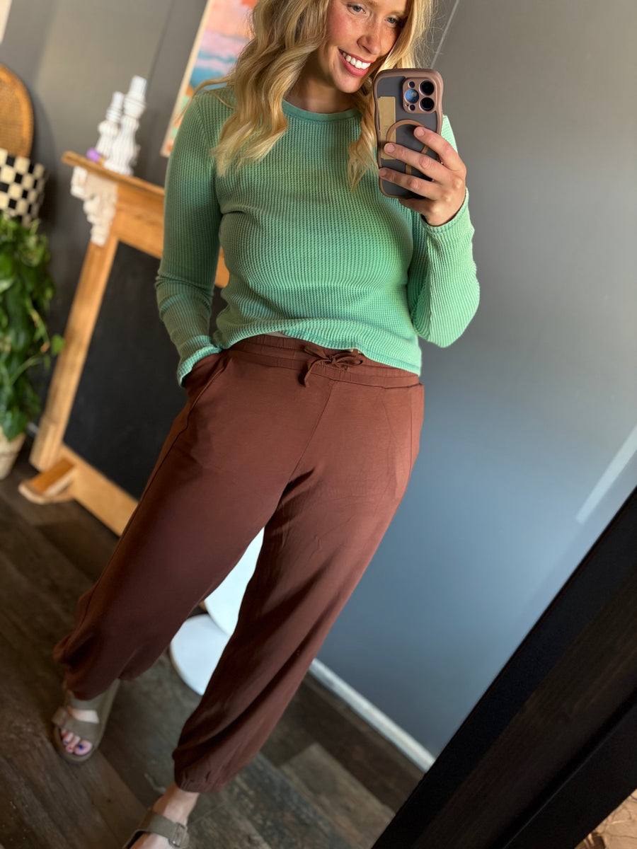 W63 Modal Jogger - Chestnut