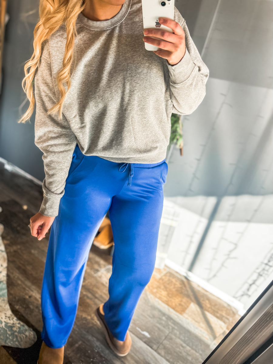 Blue modal pants