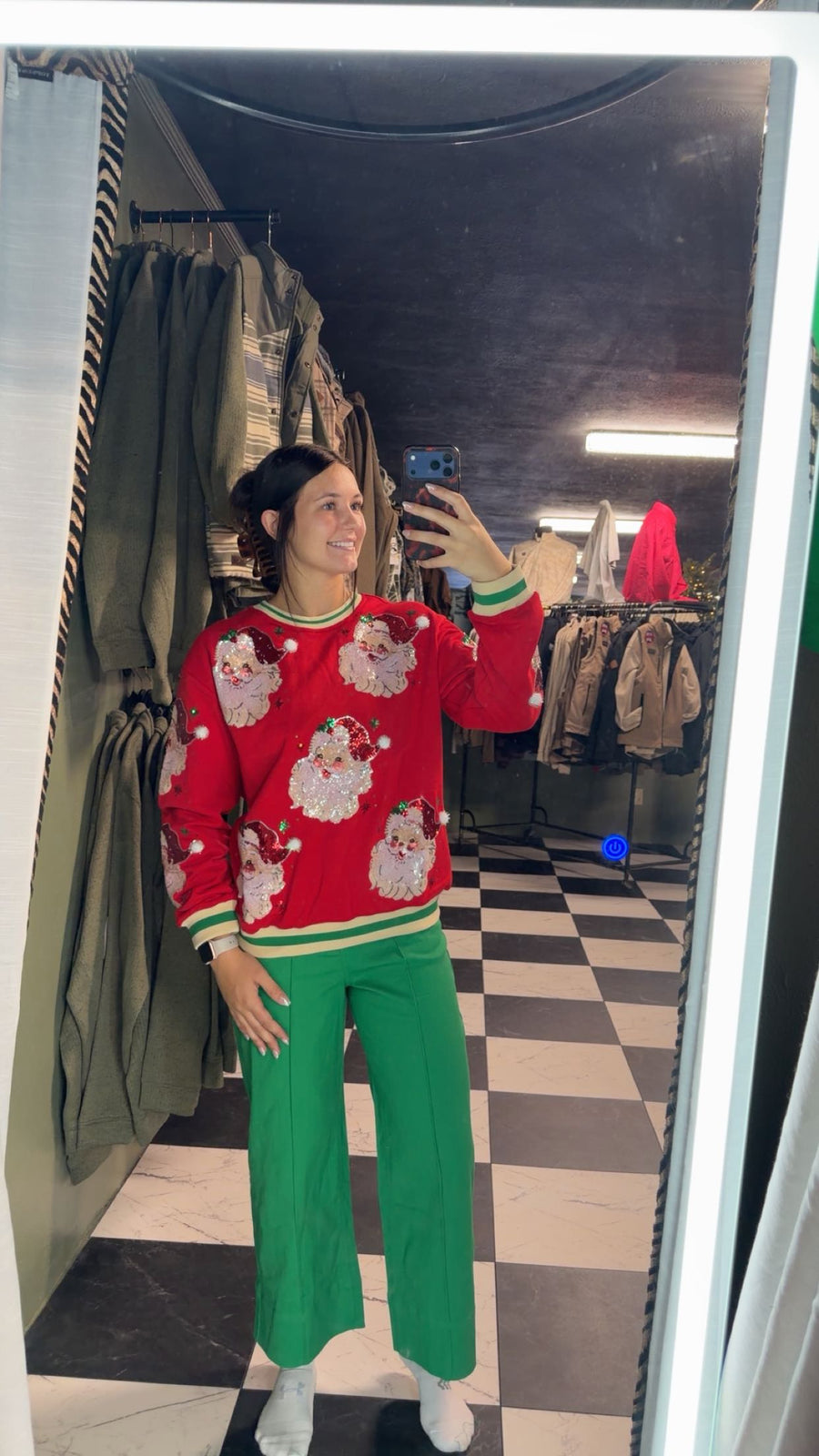 W164 Santa Sweater