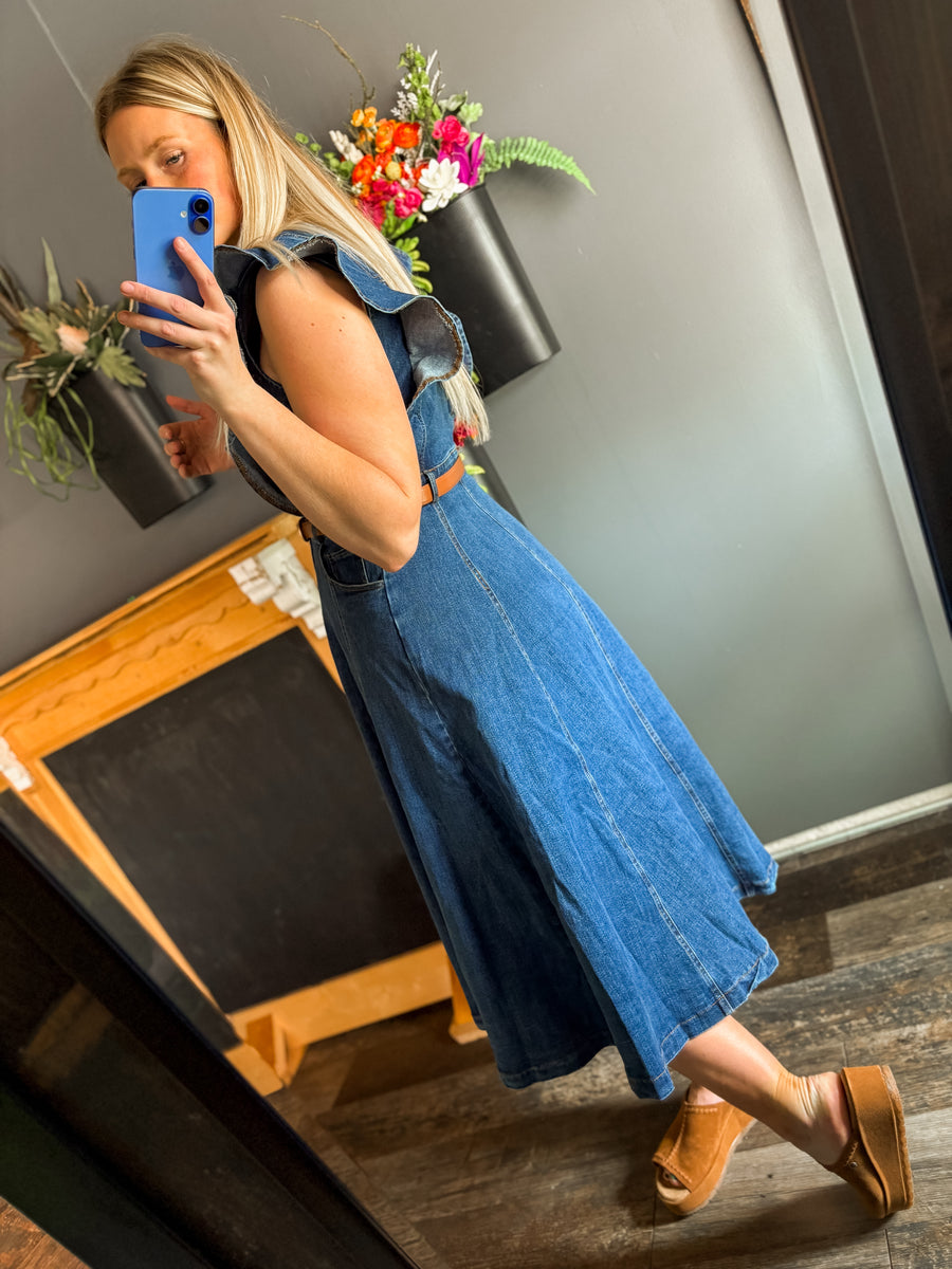 The perfect denim dress