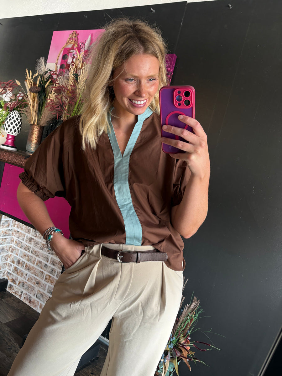 W88 Brown Top