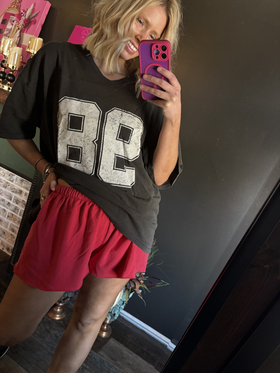 W18 Red Lounge Shorts