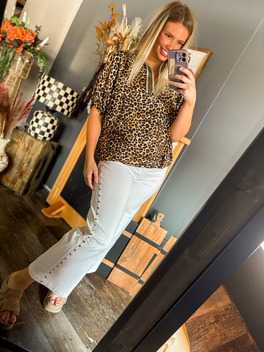 W66 White Cropped Jeans