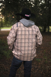 M9004 Brown Plaid Jacket