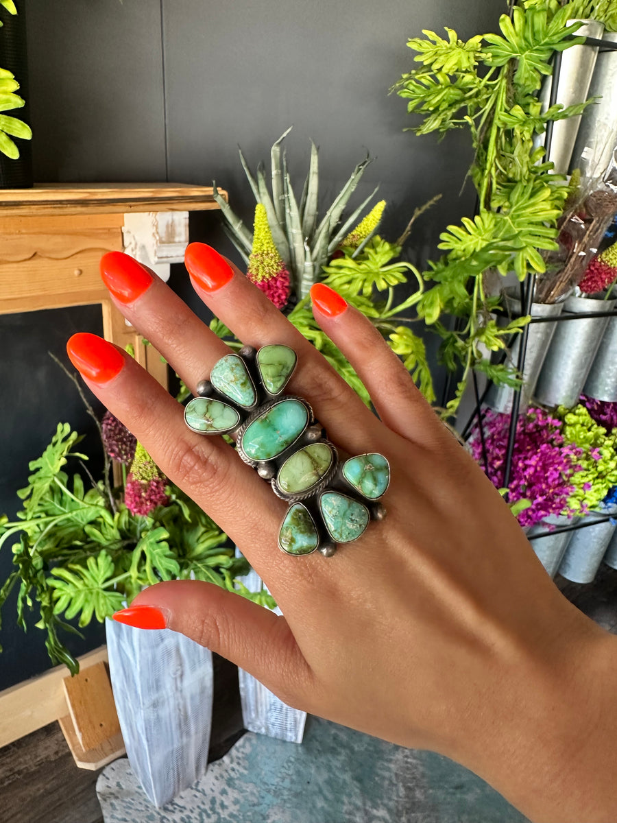Sonora Gold Cluster Ring size 6.5