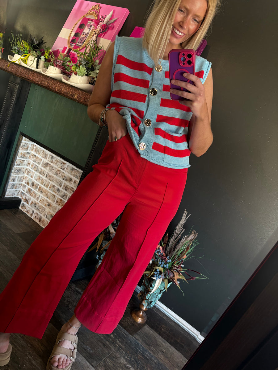W122 Red Pants