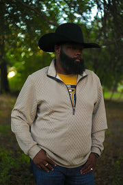 M7001 Light brown Knit Pull over