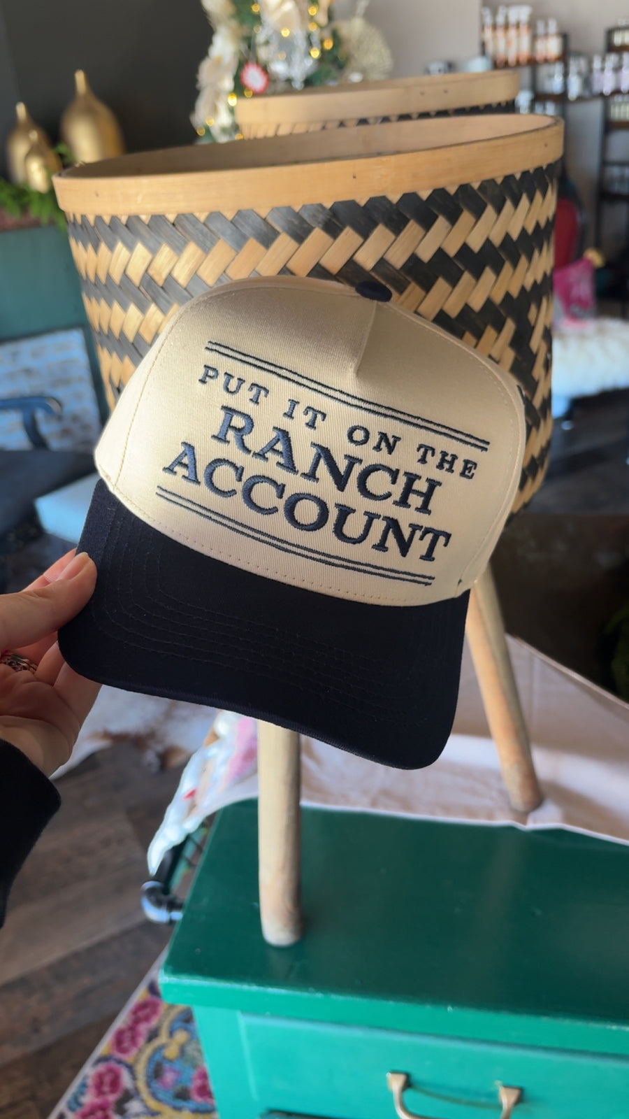 Put it on the Ranch Account Hat