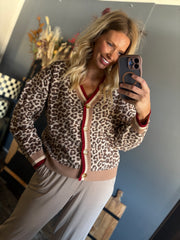 W97 Leopard Cardigan