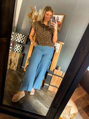 W33 Denim bow pants