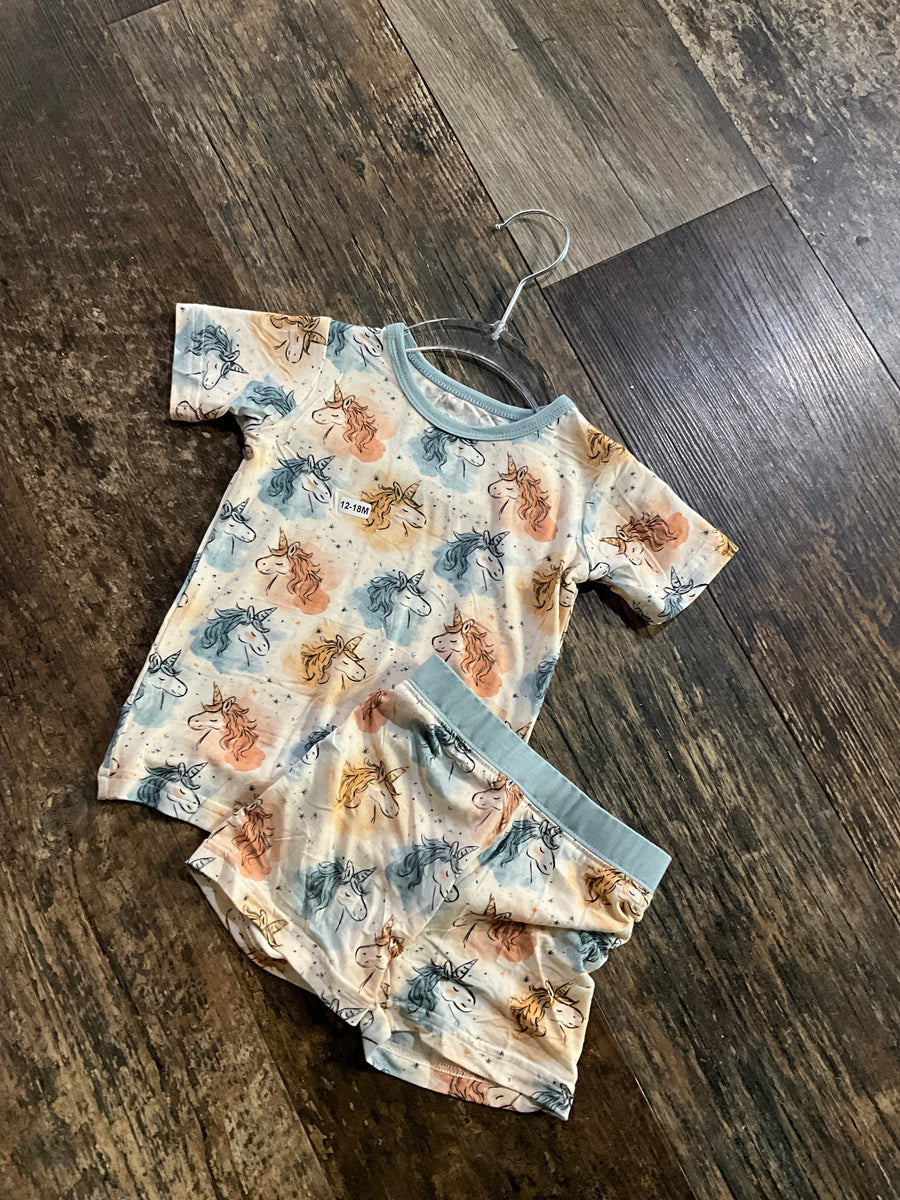 Unicorn Short Set