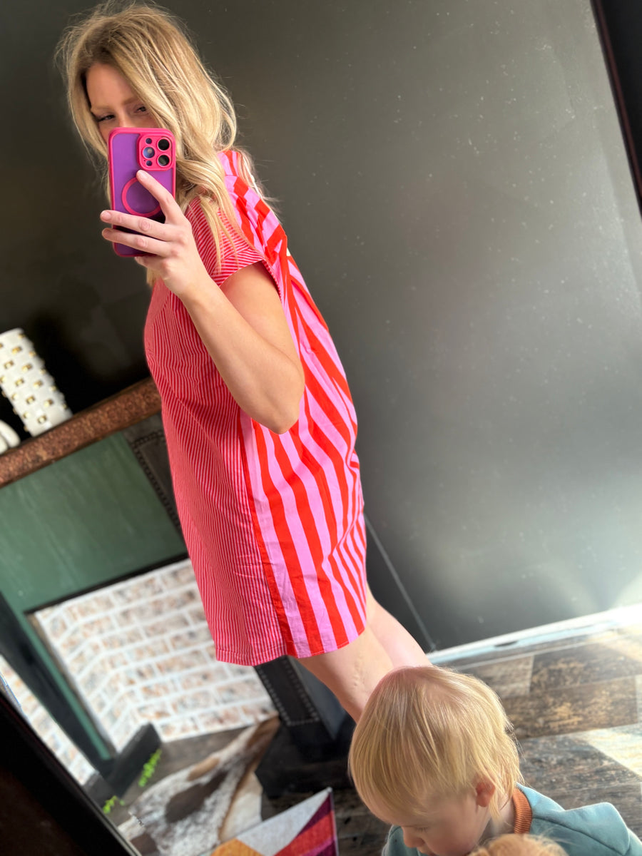 W500 Pink & Orange Dress