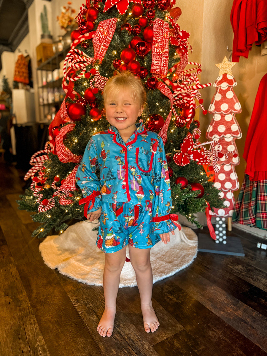 Grinchy Short PJ Set
