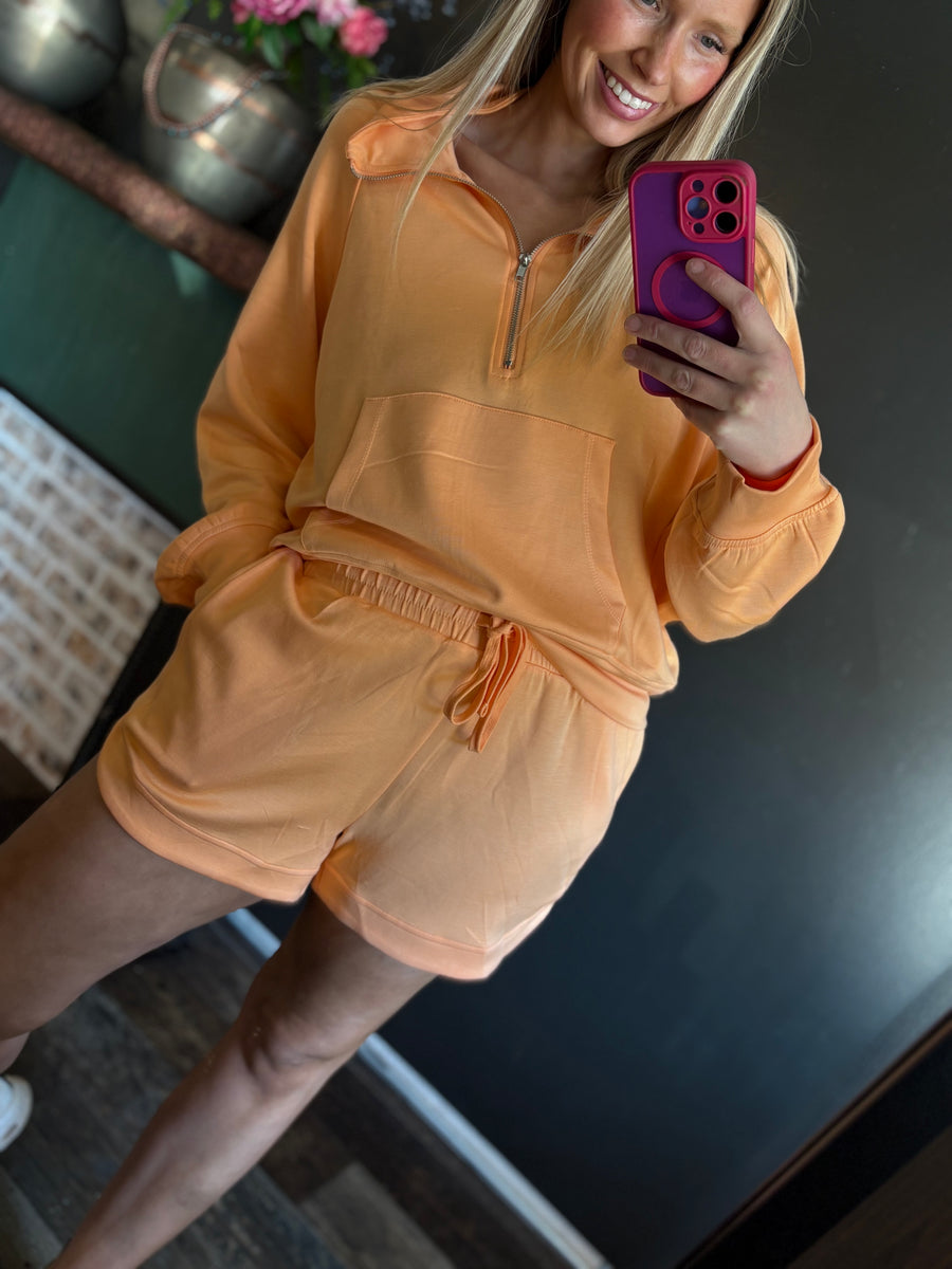 W84 Apricot Cloud Shorts
