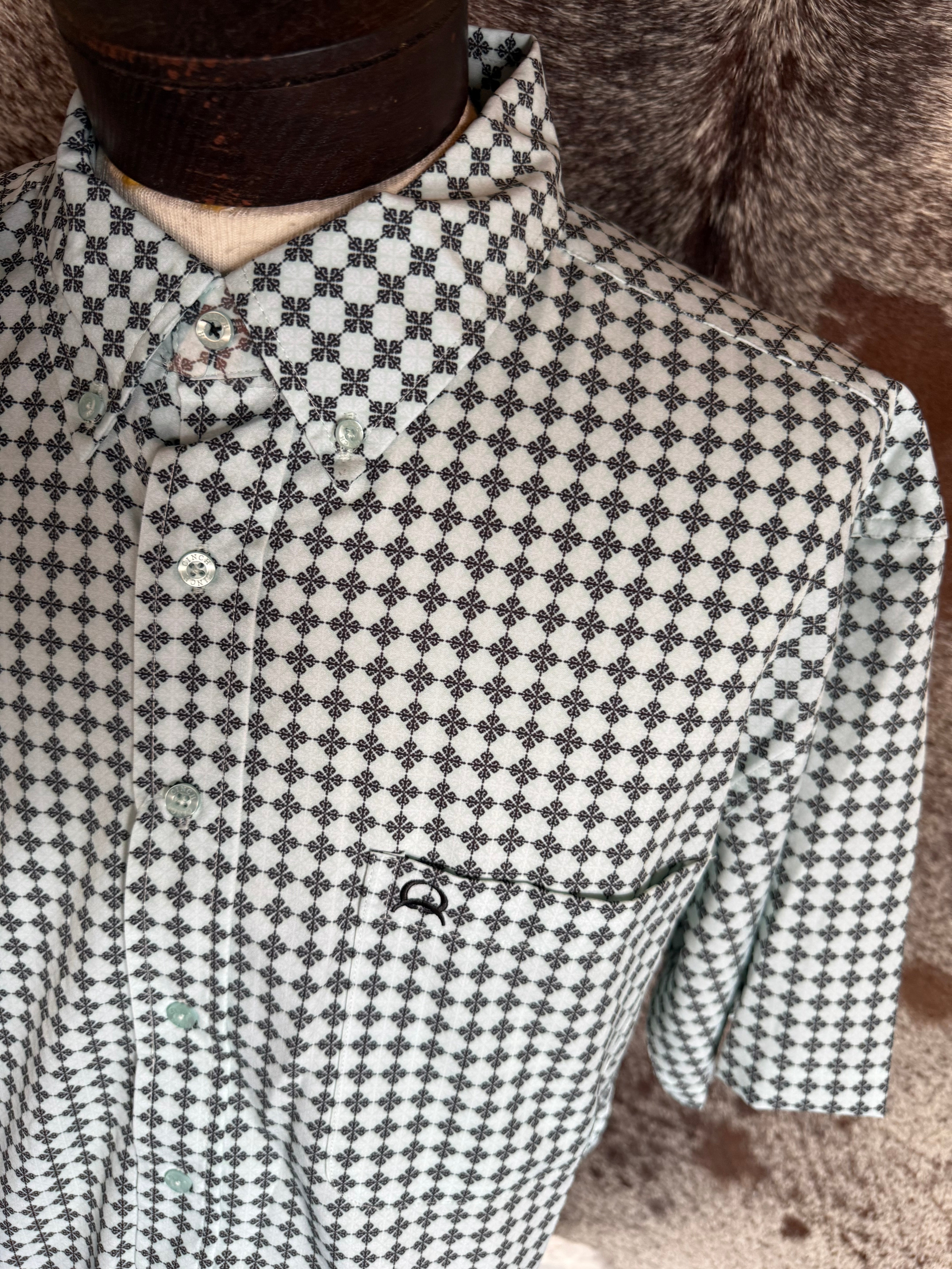 M5 Short sleeve Button Up Cinch