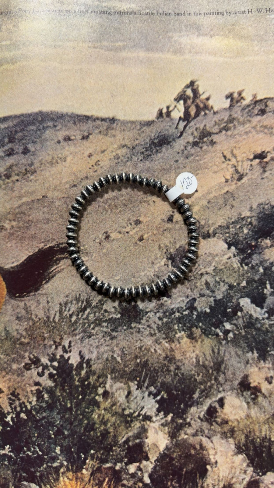 T-3 5.5mm saucer pearl stretch bracelet