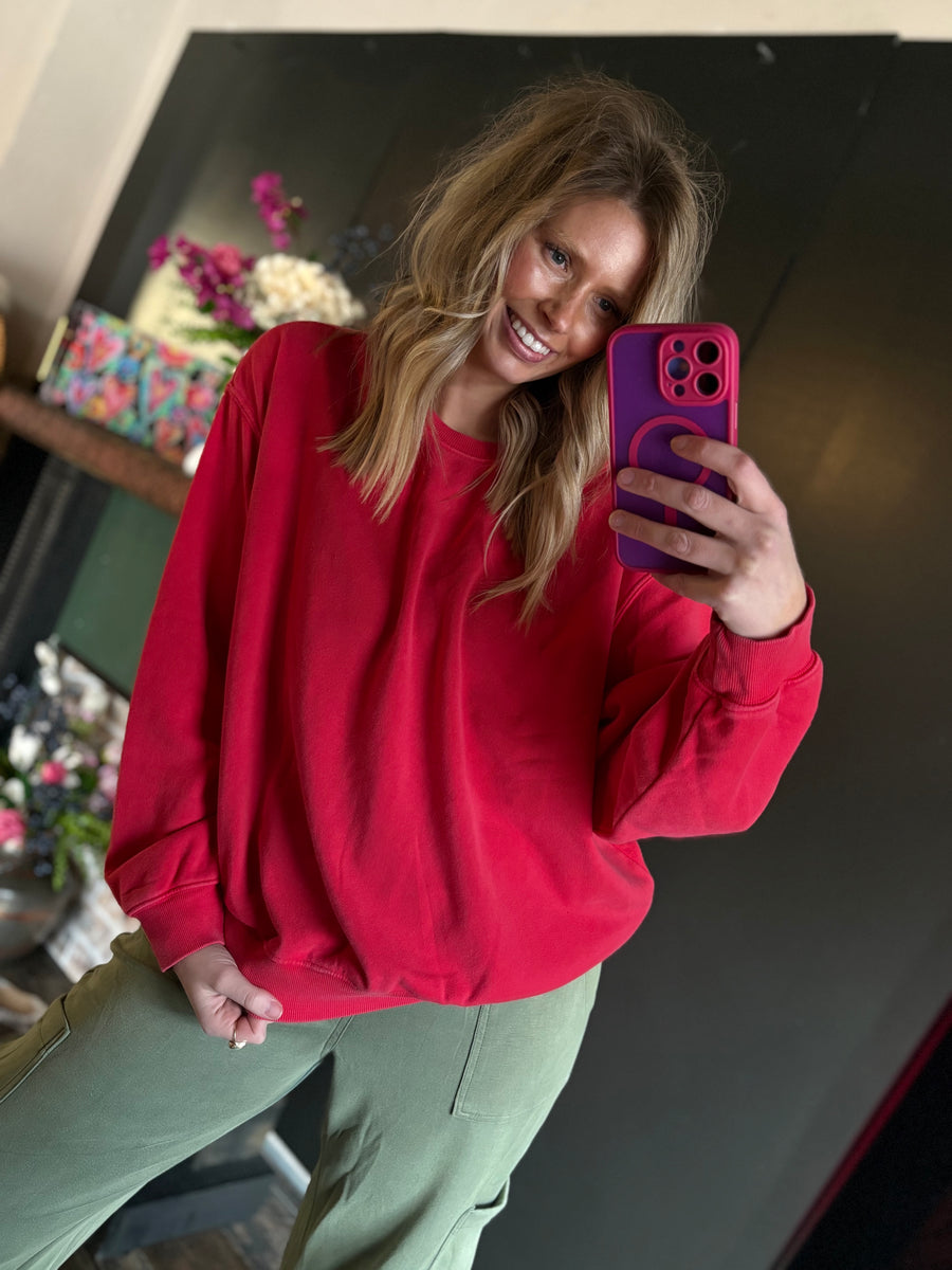 W7 Double Zero Long Sleeve Red