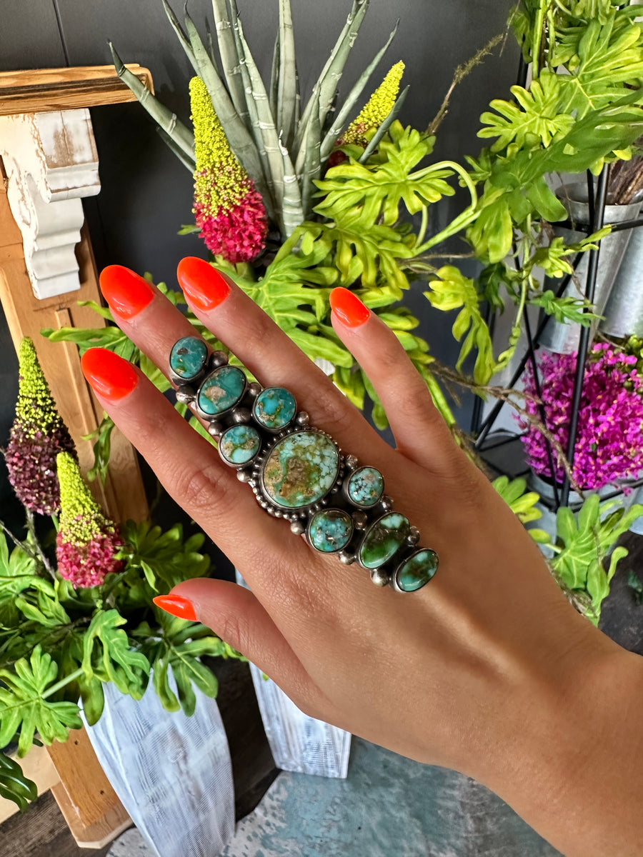 Sonora gold cluster ring size 8.5