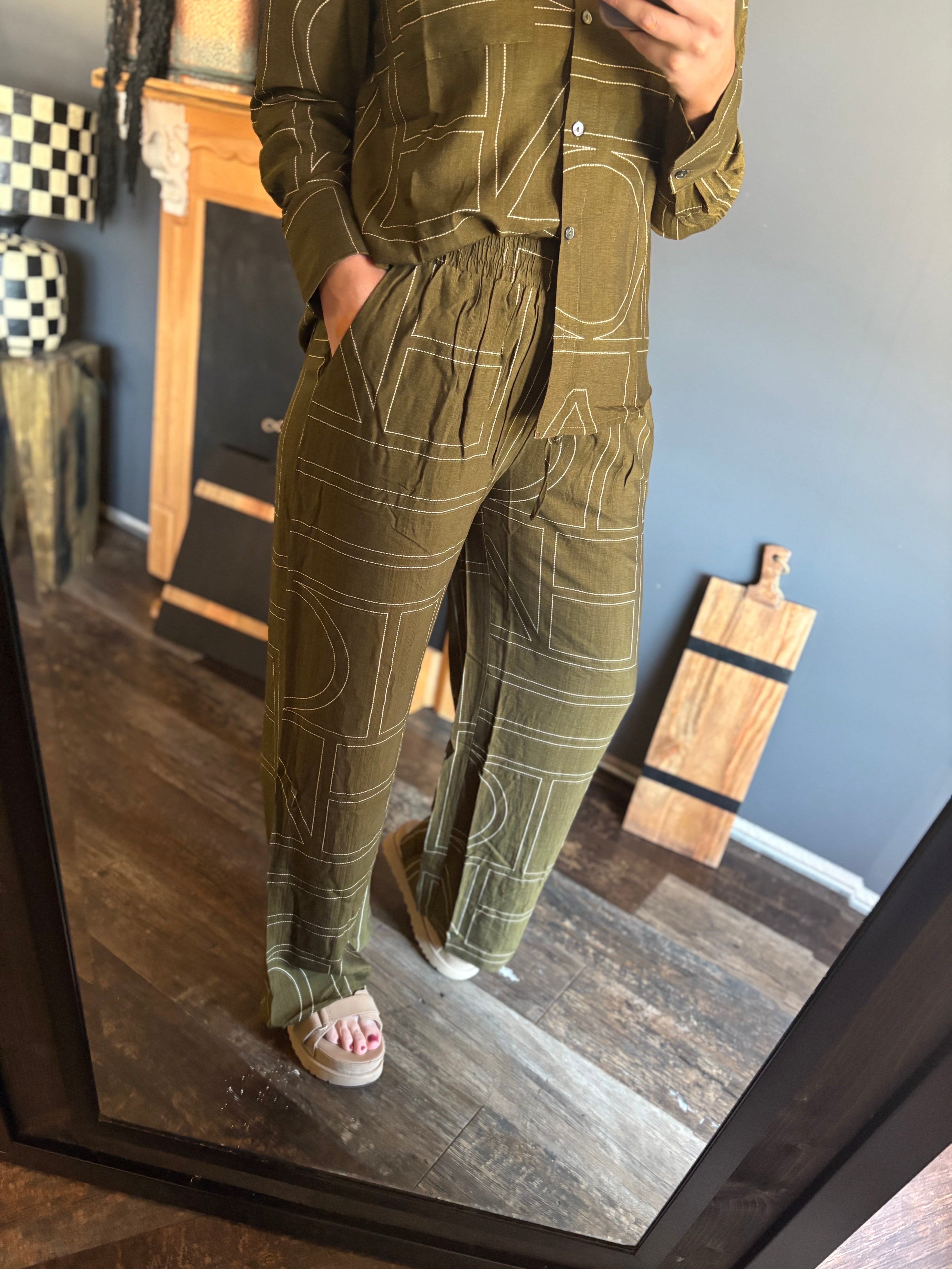 Olive Pants