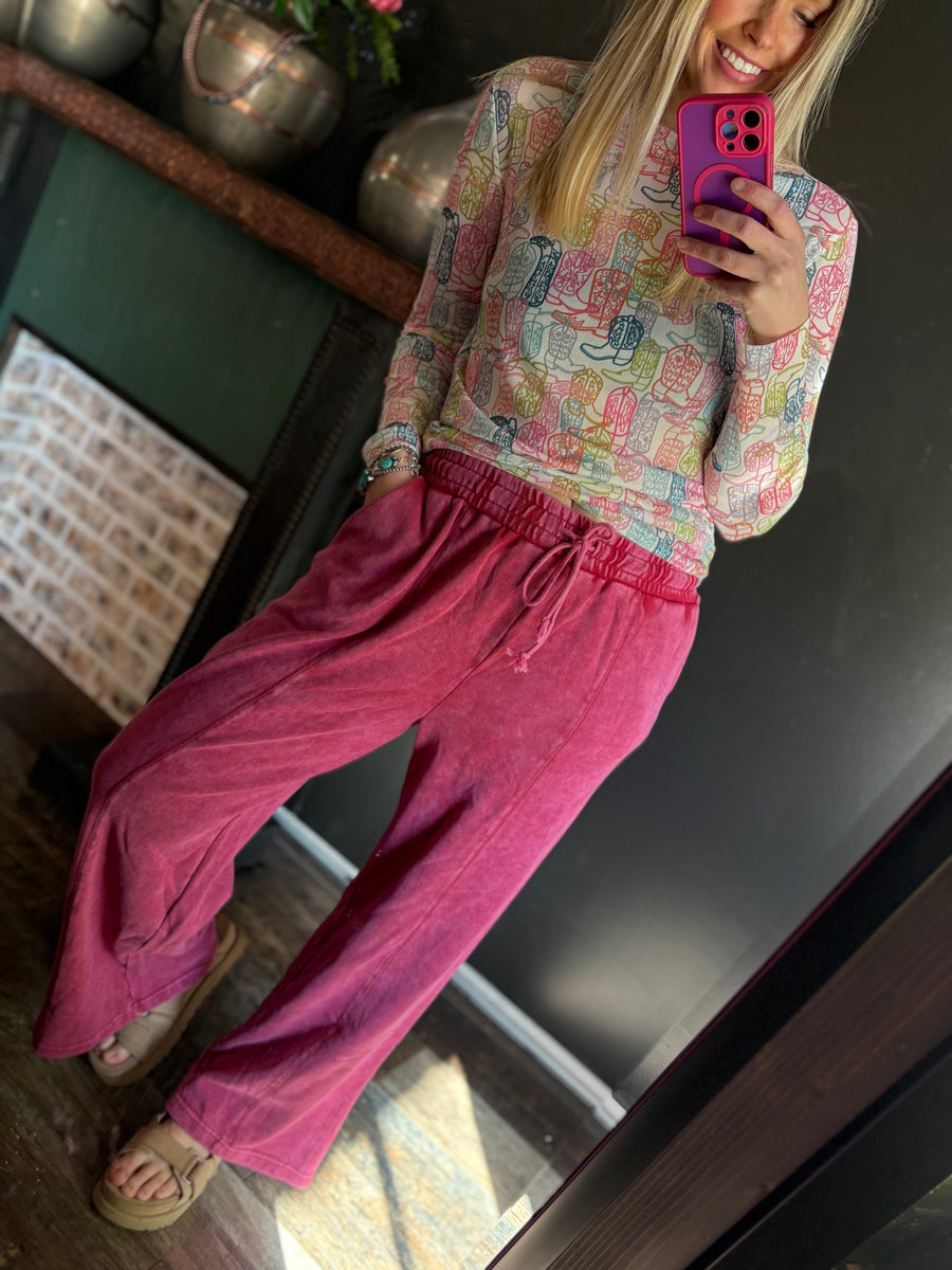 W73 Fuchsia Pants