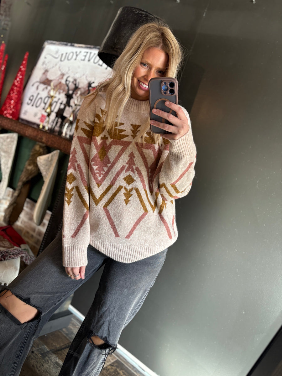 W74 Tan Sweater