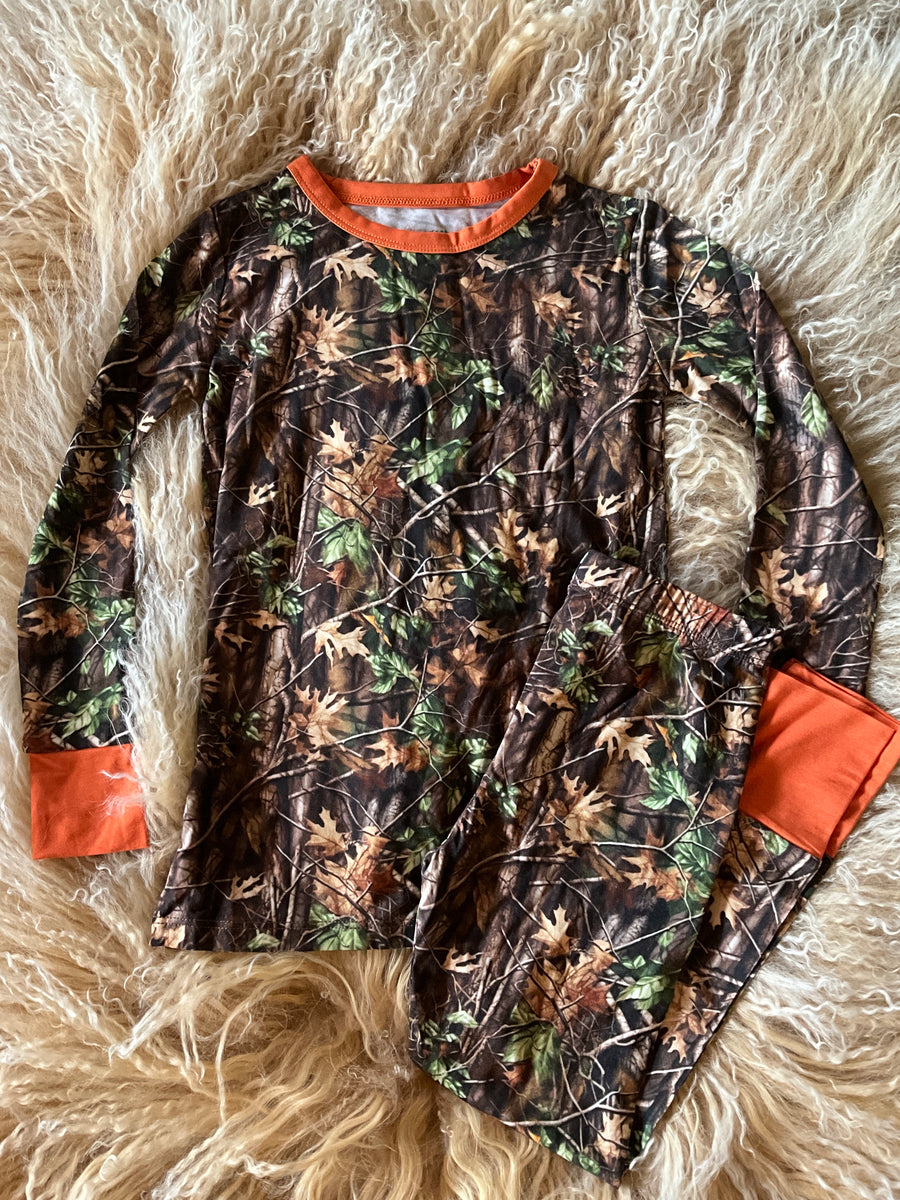 Orange Camo set