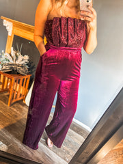 Burgundy Jumpsuit