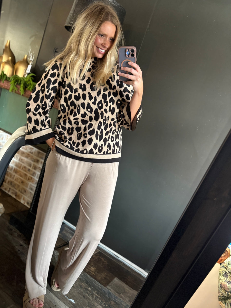 W248 Leopard Sweater