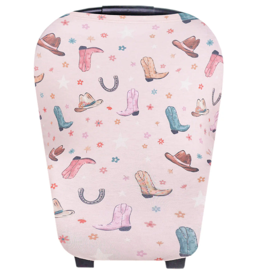 Girl western car seat cover