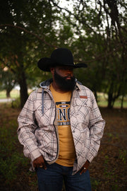 M9004 Brown Plaid Jacket